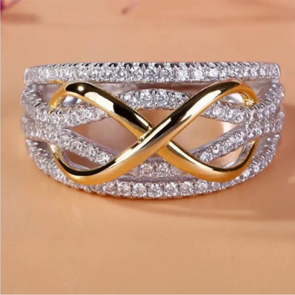 98. NEW 925 Sterling Silver Color Ring